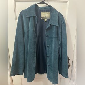St. John’s Bay suede blue jacket